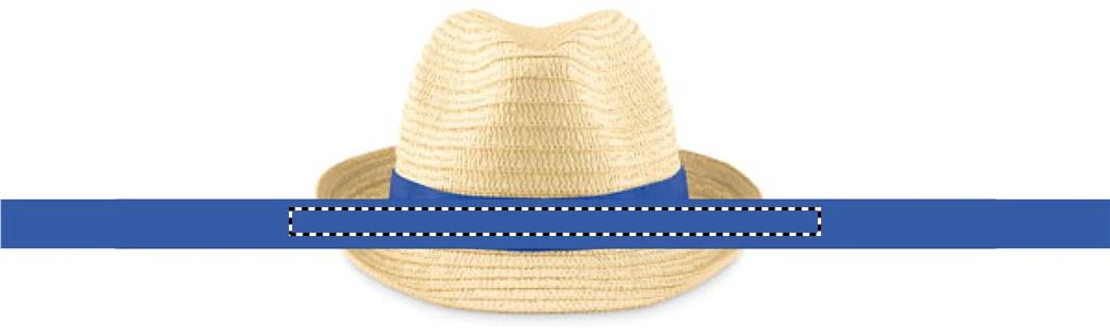 Papierový slamák – královská modř – tlačová plocha – BAND