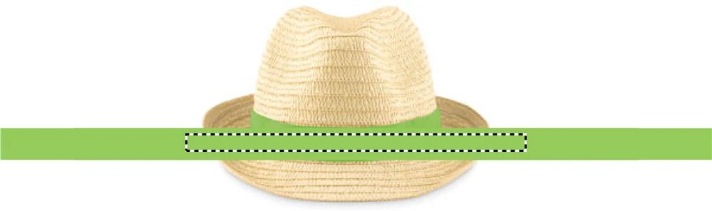 Papierový slamák – limetková – tlačová plocha – BAND