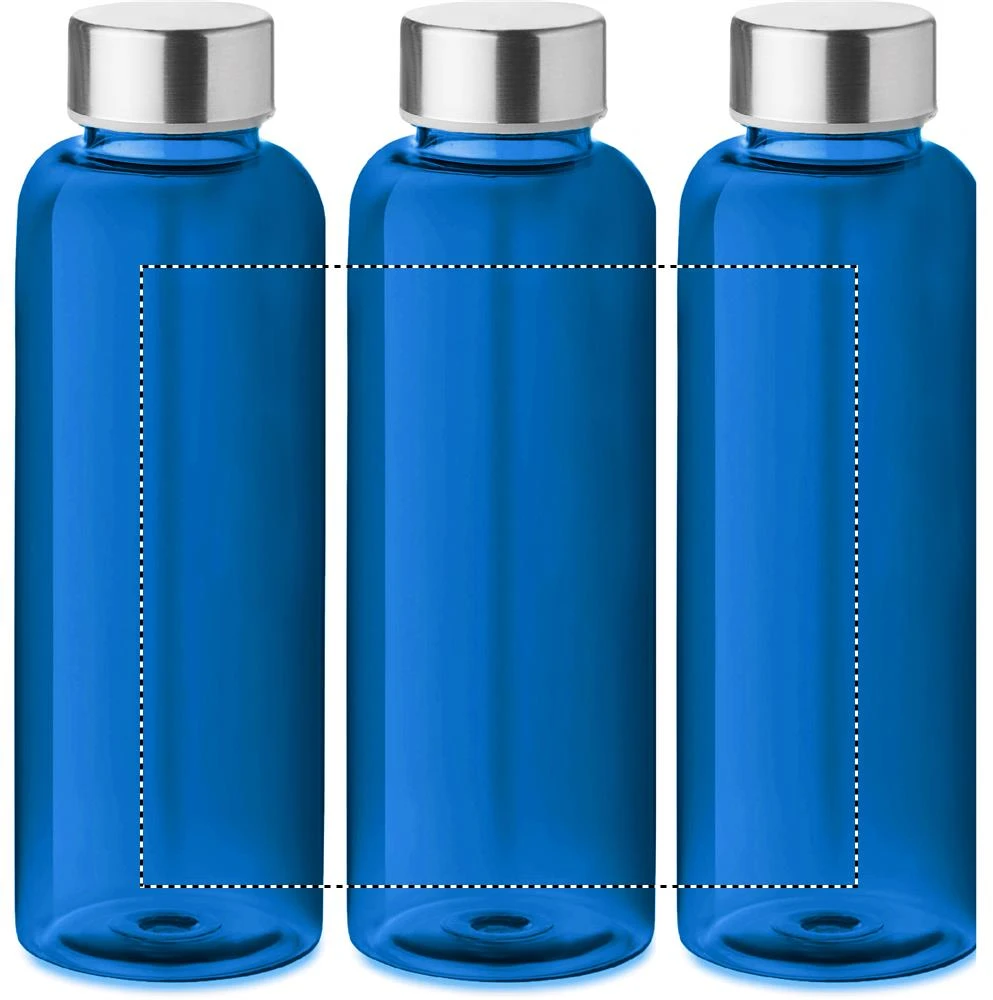 Tritanová fľaša 500 ml – královská modř – tlačová plocha – Dookola (rotačná sieťotlač)