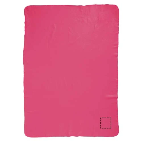 Deka a vak Huggy – magenta – tlačová plocha – Deka
