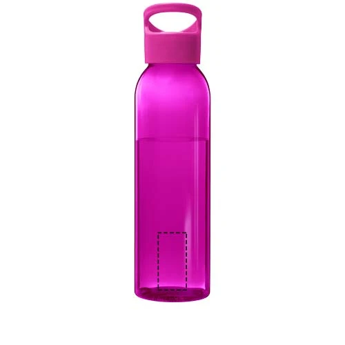 Fľaša Sky – magenta – tlačová plocha – Predná strana