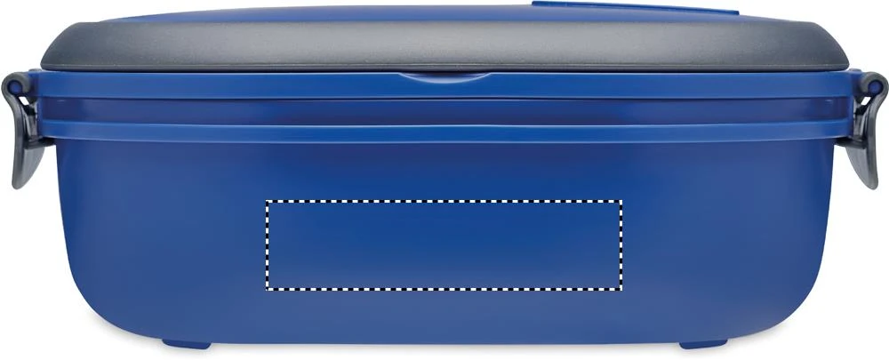 Lunch box in PP – královská modř – tlačová plocha – Pravý bok