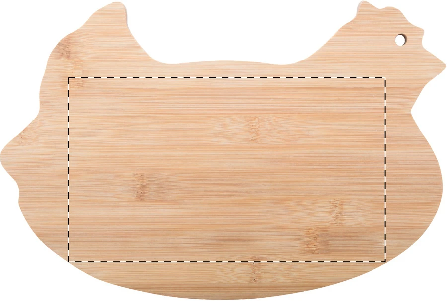 Kentucky doska na krájanie – natural – tlačová plocha – Predná strana