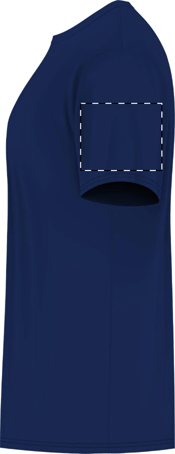 GI64000 tričko z krúžkovanej bavlny - Gildan – dark blue – tlačová plocha – Ľavý rukáv
