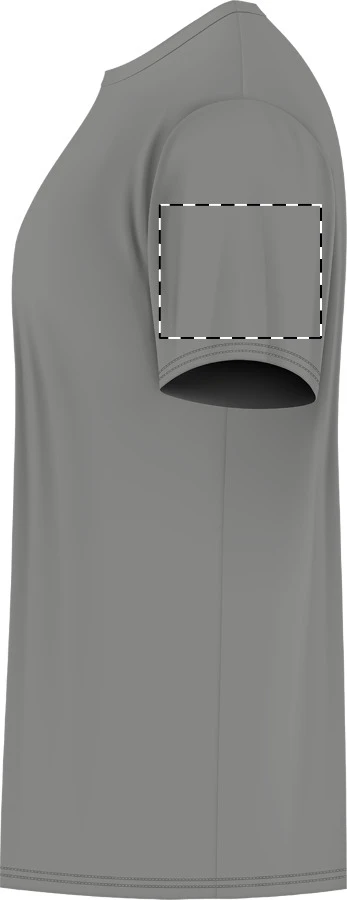 GI64000 tričko z krúžkovanej bavlny - Gildan – light grey – tlačová plocha – Ľavý rukáv