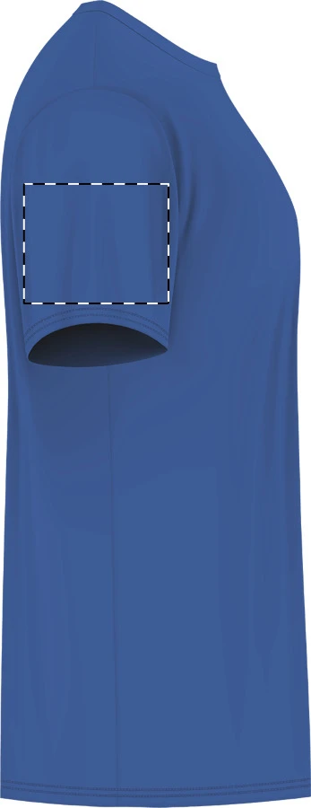 GI64000 tričko z krúžkovanej bavlny - Gildan – blue – tlačová plocha – Pravý rukáv
