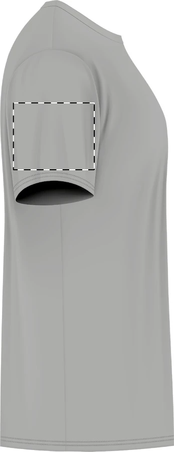 GI64000 tričko z krúžkovanej bavlny - Gildan – light grey – tlačová plocha – Pravý rukáv