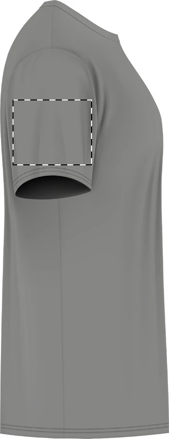 GI64000 tričko z krúžkovanej bavlny - Gildan – light grey – tlačová plocha – Pravý rukáv