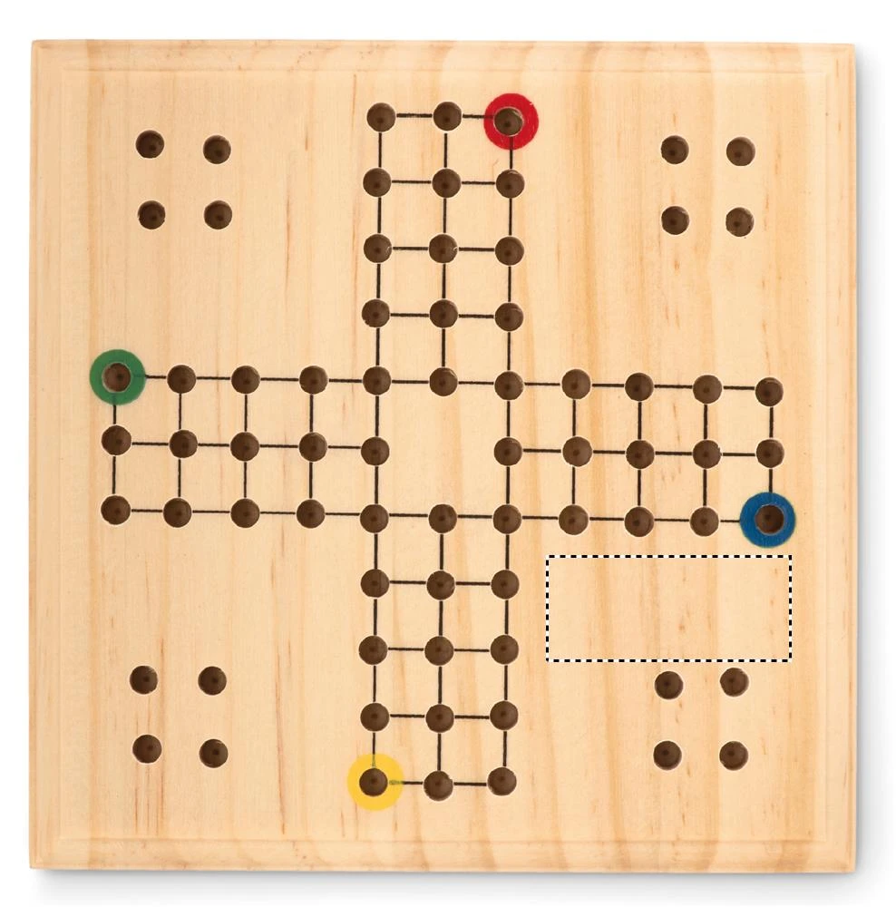 Hra Človeče nehnevaj sa – barva dřeva – tlačová plocha – BOARD 2
