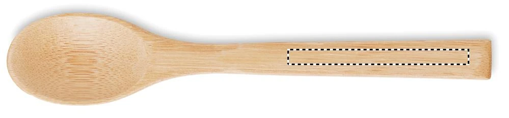 Príbor z bambusu – béžová – tlačová plocha – SPOON