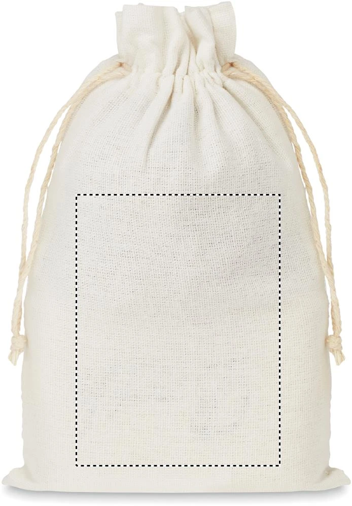 Kúpeľňový set v sáčku – béžová – tlačová plocha – POUCH BACK