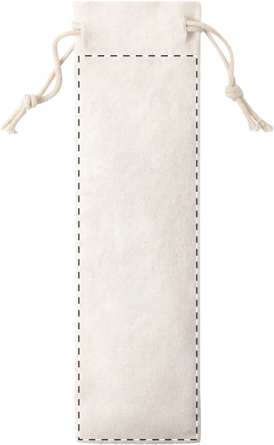 Bomino sada príborov – natural – tlačová plocha – Predná strana puzdra