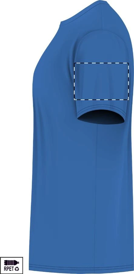 Velocity športové tričko – blue – tlačová plocha – Ľavý rukáv