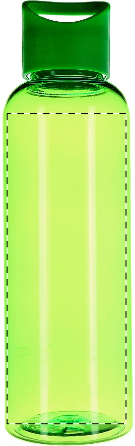 Brumba tritanová flaša – lime green – tlačová plocha – Predná strana