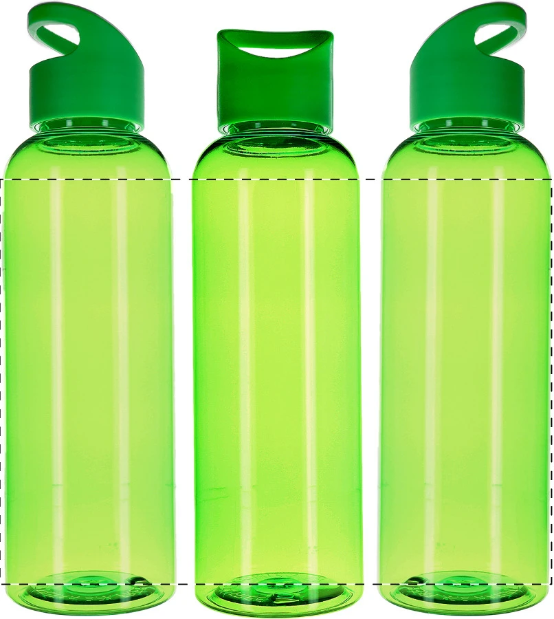 Brumba tritanová flaša – lime green – tlačová plocha – Obal