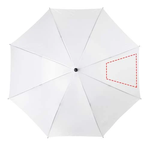 Grace 30-palcový vetru odolný golfový dáždnik – bílá – tlačová plocha – 3. panel