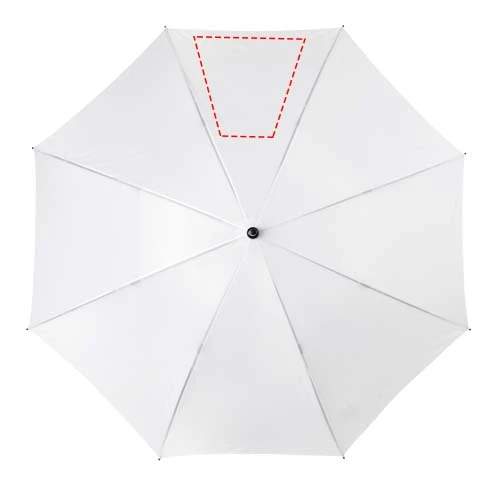 Grace 30-palcový vetru odolný golfový dáždnik – bílá – tlačová plocha – 5. panel