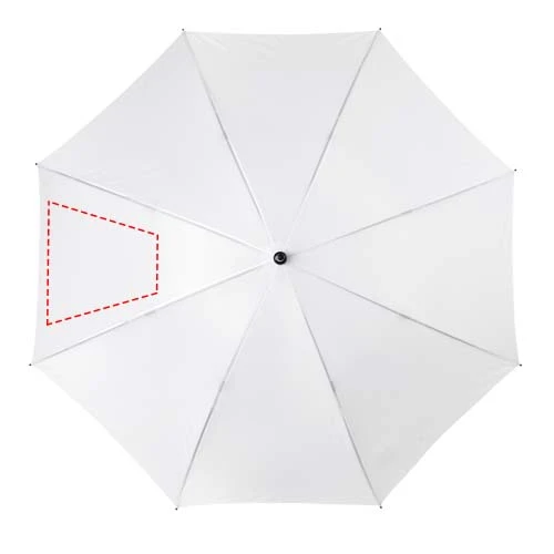 Grace 30-palcový vetru odolný golfový dáždnik – bílá – tlačová plocha – 7. panel