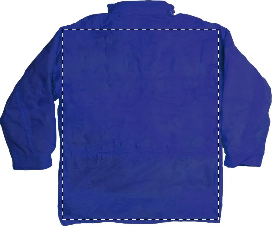 Aspen Nordic Bunda 3:1 - Aspen – dark blue – tlačová plocha – Zadná strana