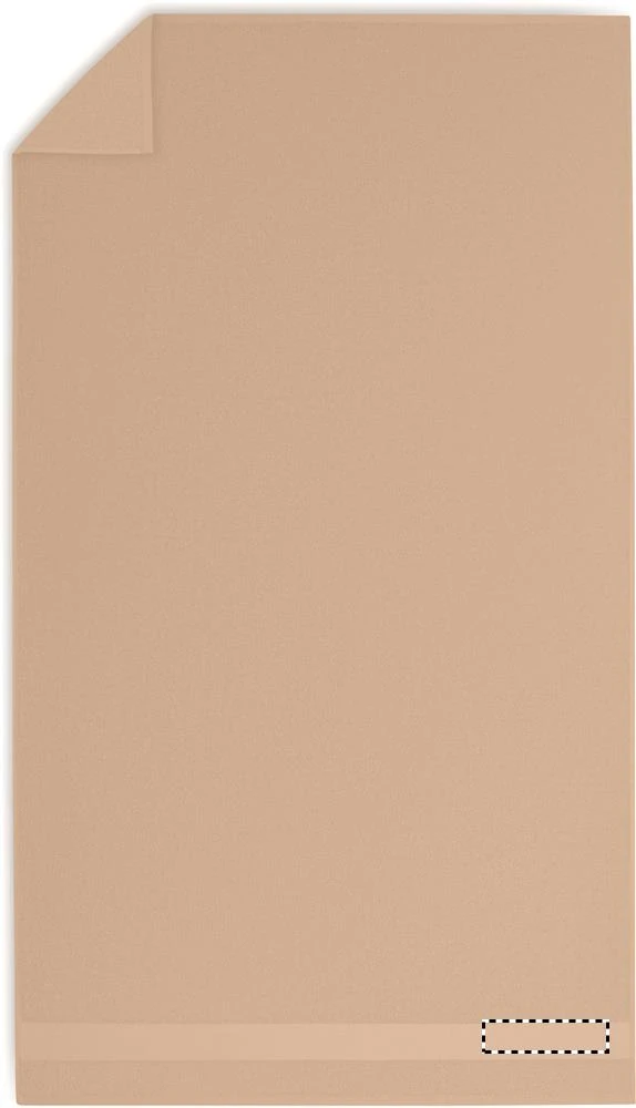 Uterák, prírodná bavlna 180x100 – slonovina – tlačová plocha – STRIP RIGHT