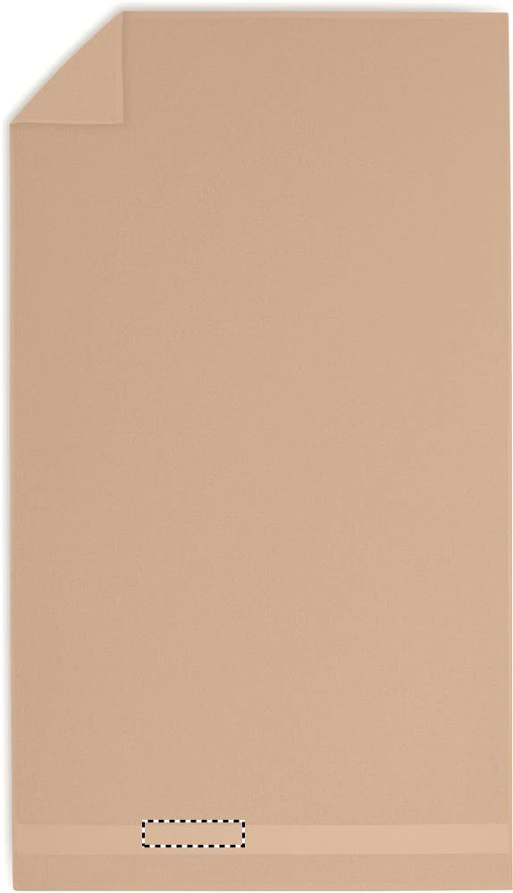 Uterák, prírodná bavlna 180x100 – slonovina – tlačová plocha – STRIP LEFT