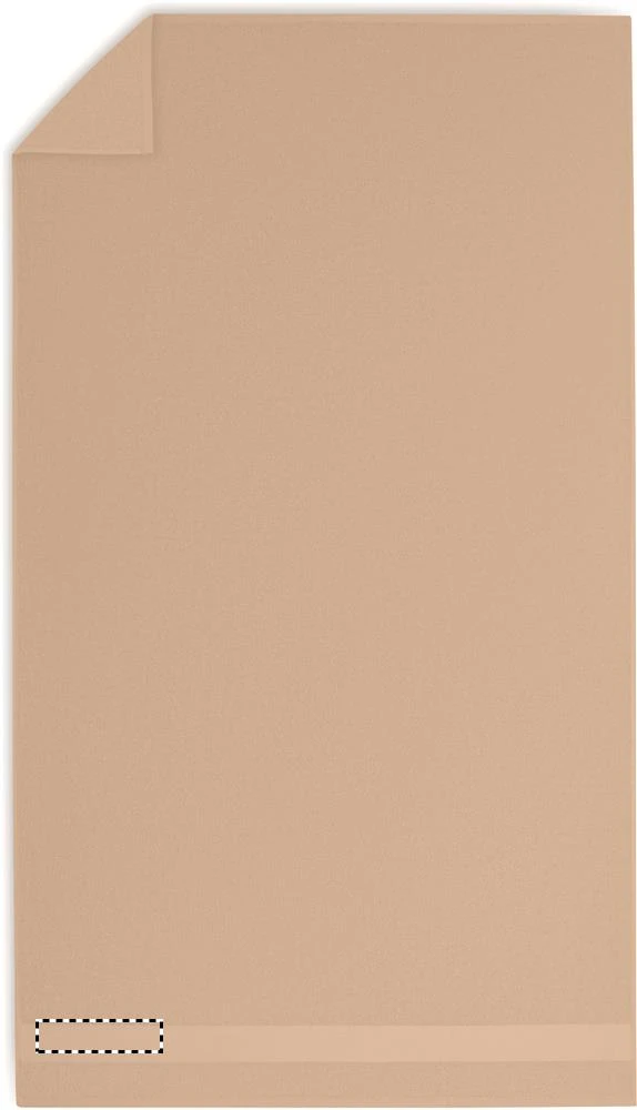 Uterák, prírodná bavlna 180x100 – slonovina – tlačová plocha – STRIP LEFT 2
