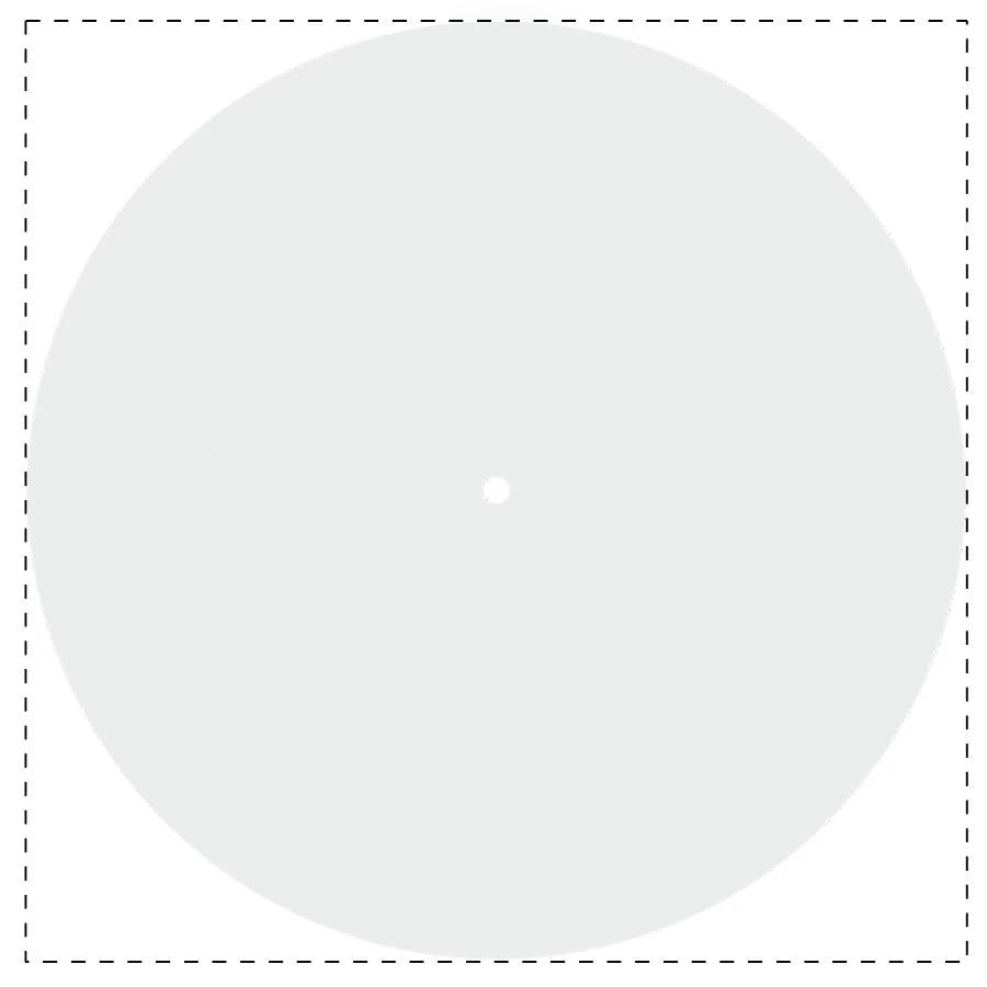 CreaFitt BMI kotúč – white – tlačová plocha – Zadná strana