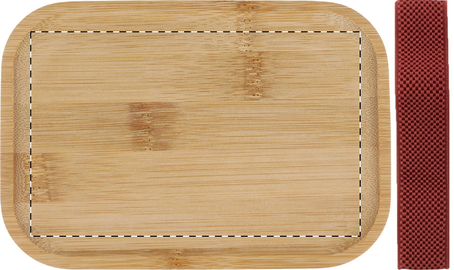 Curroca box na jedlo – natural – tlačová plocha – Vrchná časť krabice