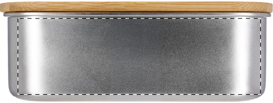 Curroca box na jedlo – natural – tlačová plocha – Krabica - predná strana