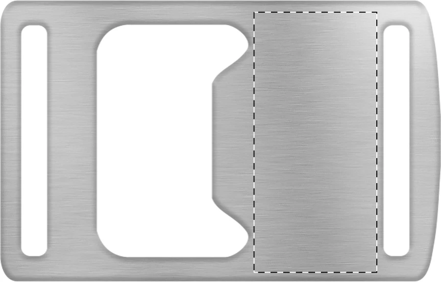 Subyard Drink Safe Eco šnúrka na krk so sublimačnou potlačou na zákazku – white – tlačová plocha – Kovový štítok