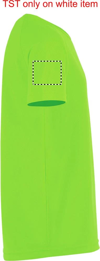 Sporty - detské tričko - 140g - Sol's – čierna – tlačová plocha – Pravý rukáv