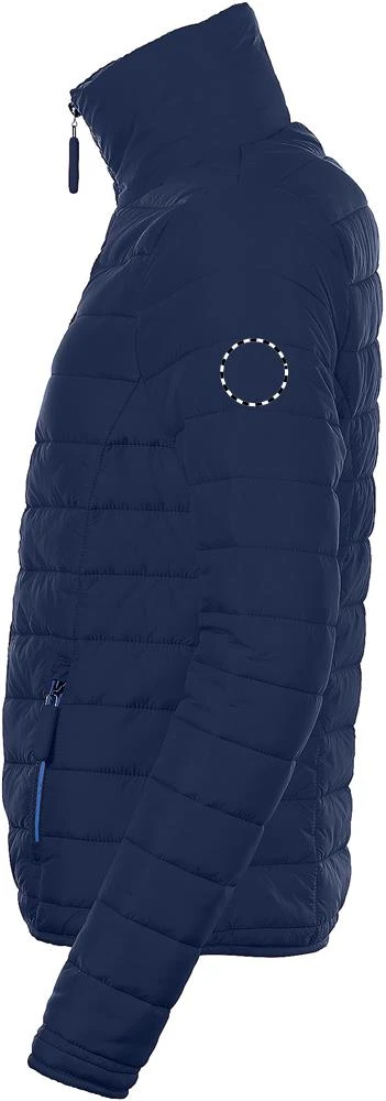 RIde - dámska bunda - 180g - Sol's – čierna – tlačová plocha – Ľavý rukáv