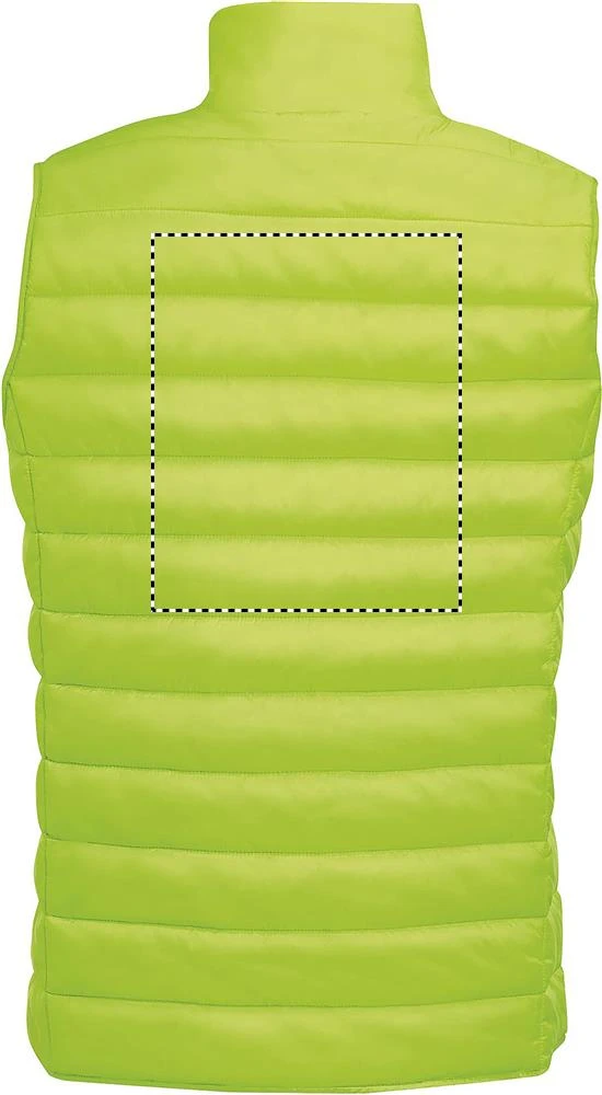 WAVE-PÁNSKA VESTA-180g - Sol's – čierna – tlačová plocha – Zadná strana