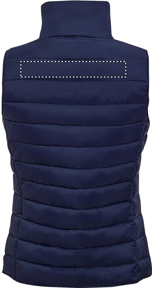 WAVE DÁMSKA VESTA 180g - Sol's – navy – tlačová plocha – BACK STRAP