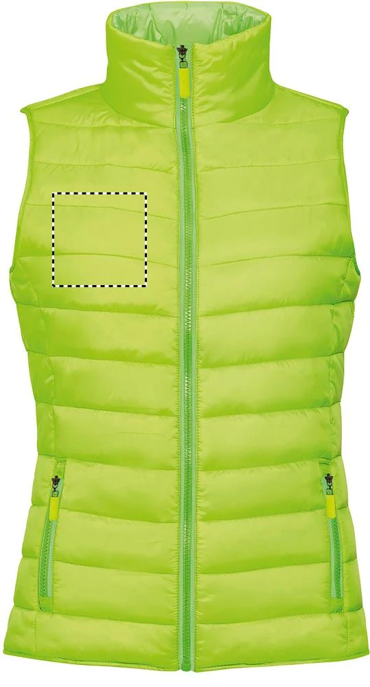 WAVE DÁMSKA VESTA 180g - Sol's – navy – tlačová plocha – Hruď vpravo