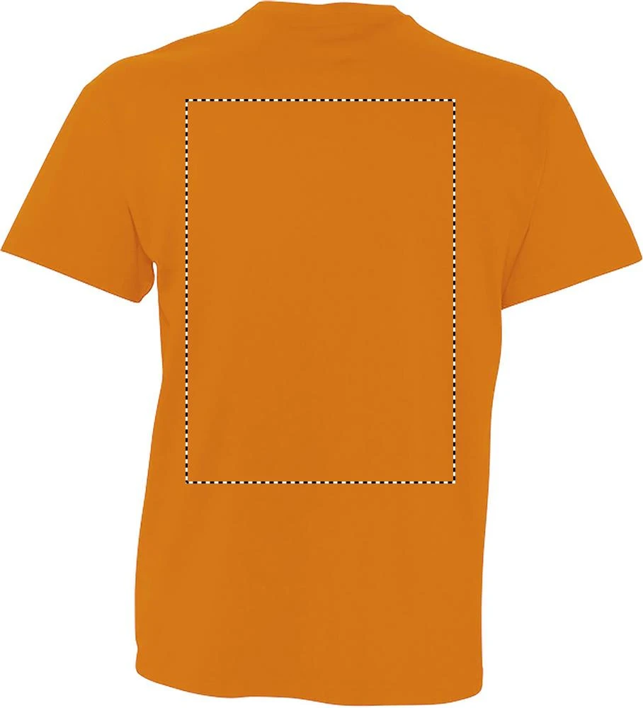 Vicotry - pánske tričko - 150 g - Sol's – tlačová plocha – Zadná strana