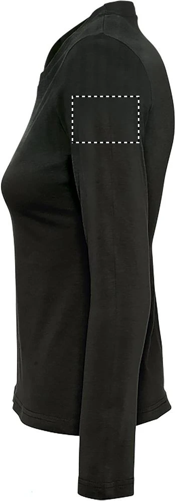 Majestic dámske tričko 150g - Sol's – tlačová plocha – Ľavý rukáv