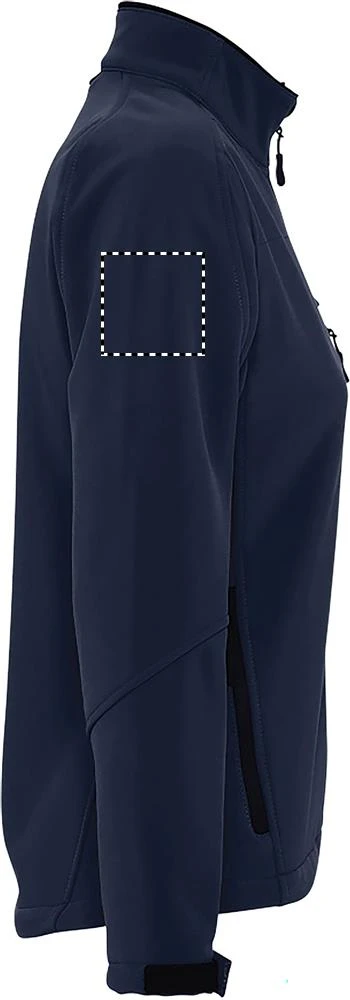 ROXY DÁMSKA SS BUNDA 340g - Sol's – abyss blue – tlačová plocha – Pravý rukáv