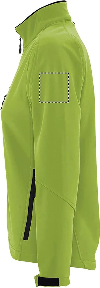 ROXY DÁMSKA SS BUNDA 340g - Sol's – abyss blue – tlačová plocha – Ľavý rukáv