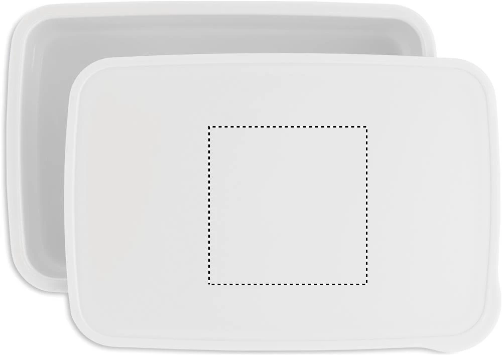 PP Obedný box s keramikou – bílá – tlačová plocha – Veko