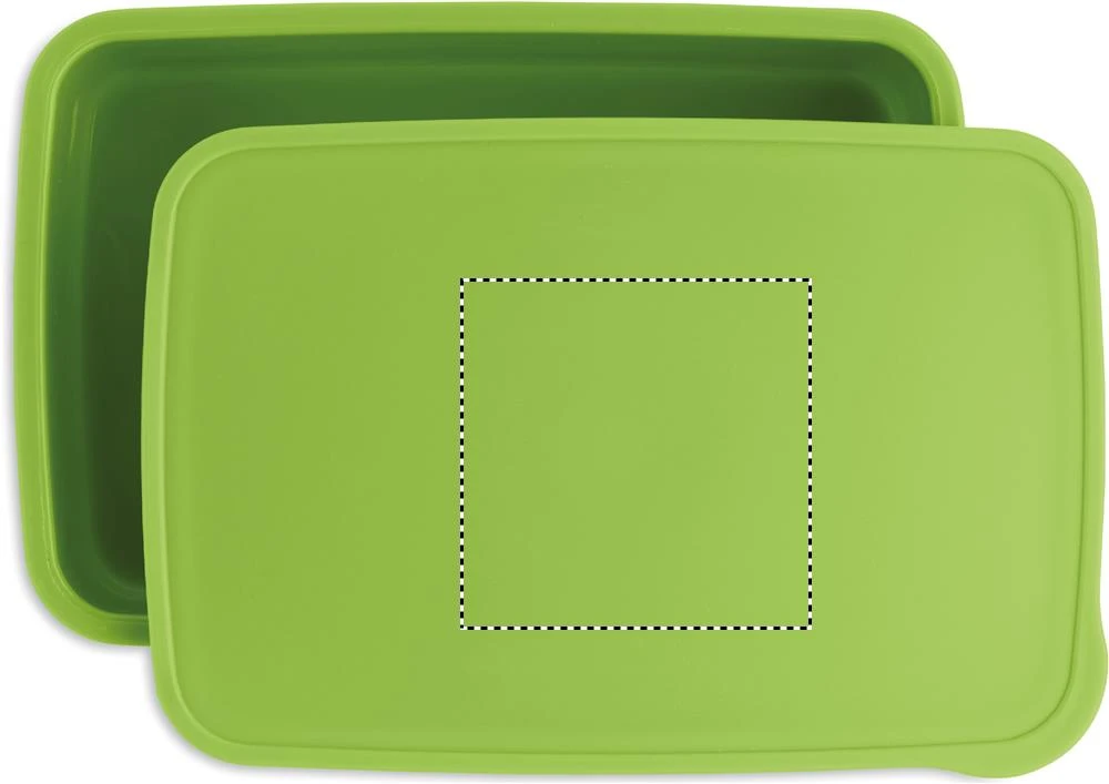 PP Obedný box s keramikou – limetková – tlačová plocha – Veko