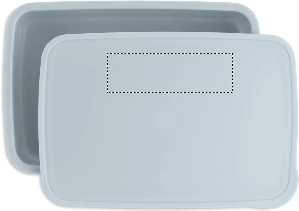 PP Obedný box s keramikou – dětská modrá – tlačová plocha – Vrch veka