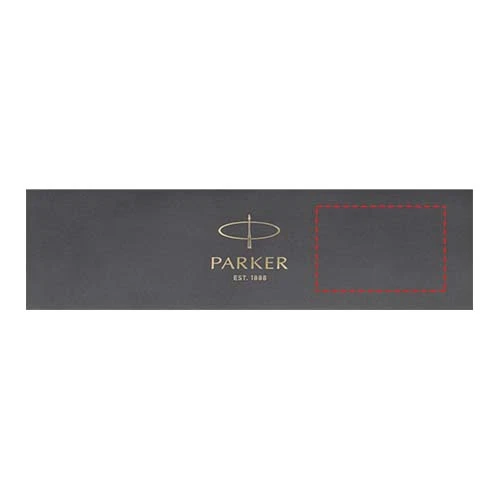 Guľôčkové pero Jotter, (ikona značky Parker) - Parker – ocel – tlačová plocha – Krabička