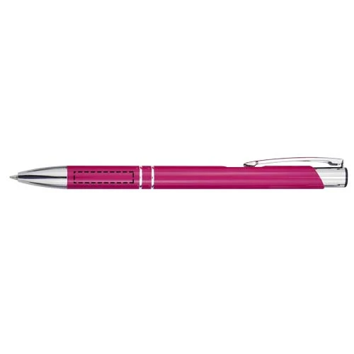 Guľôčkové pero Moneta – magenta – tlačová plocha – Telo