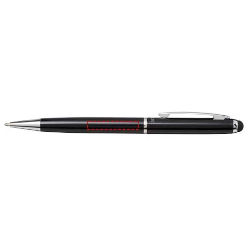 Guľôčkové pero stylus - Luxe – černá – tlačová plocha – Telo
