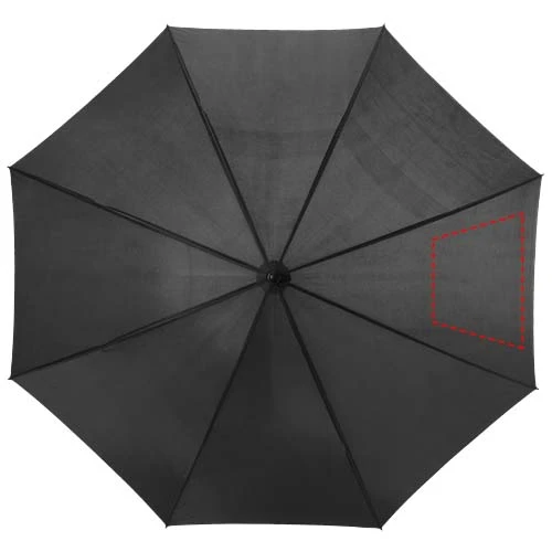 Automatický dáždnik Berry 23 palcový – černá – tlačová plocha – 3. panel