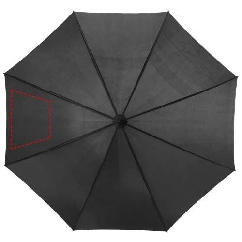 Automatický dáždnik Berry 23 palcový – černá – tlačová plocha – 7. panel
