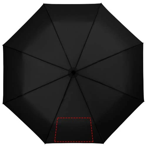Automatický dáždnik Wali 21 palcový – černá – tlačová plocha – 1. panel