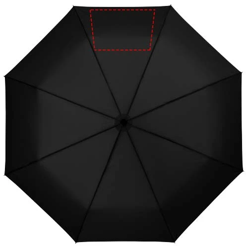 Automatický dáždnik Wali 21 palcový – černá – tlačová plocha – 5. panel