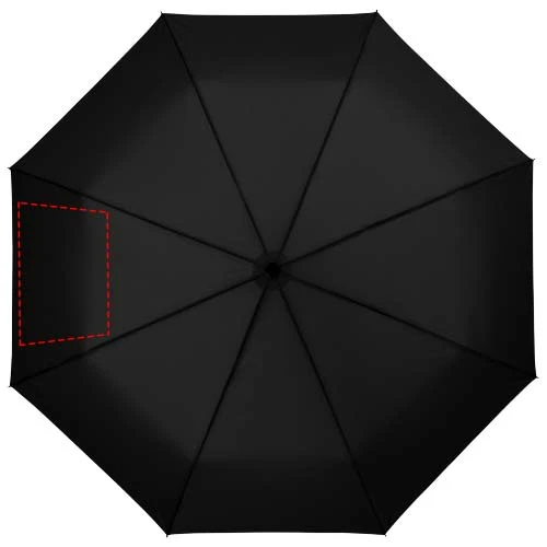 Automatický dáždnik Wali 21 palcový – černá – tlačová plocha – 7. panel
